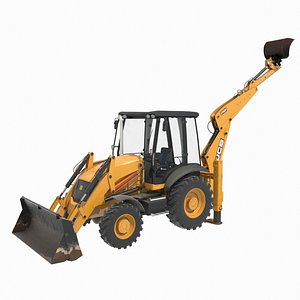 bulldozer generic construction equipment 3D model