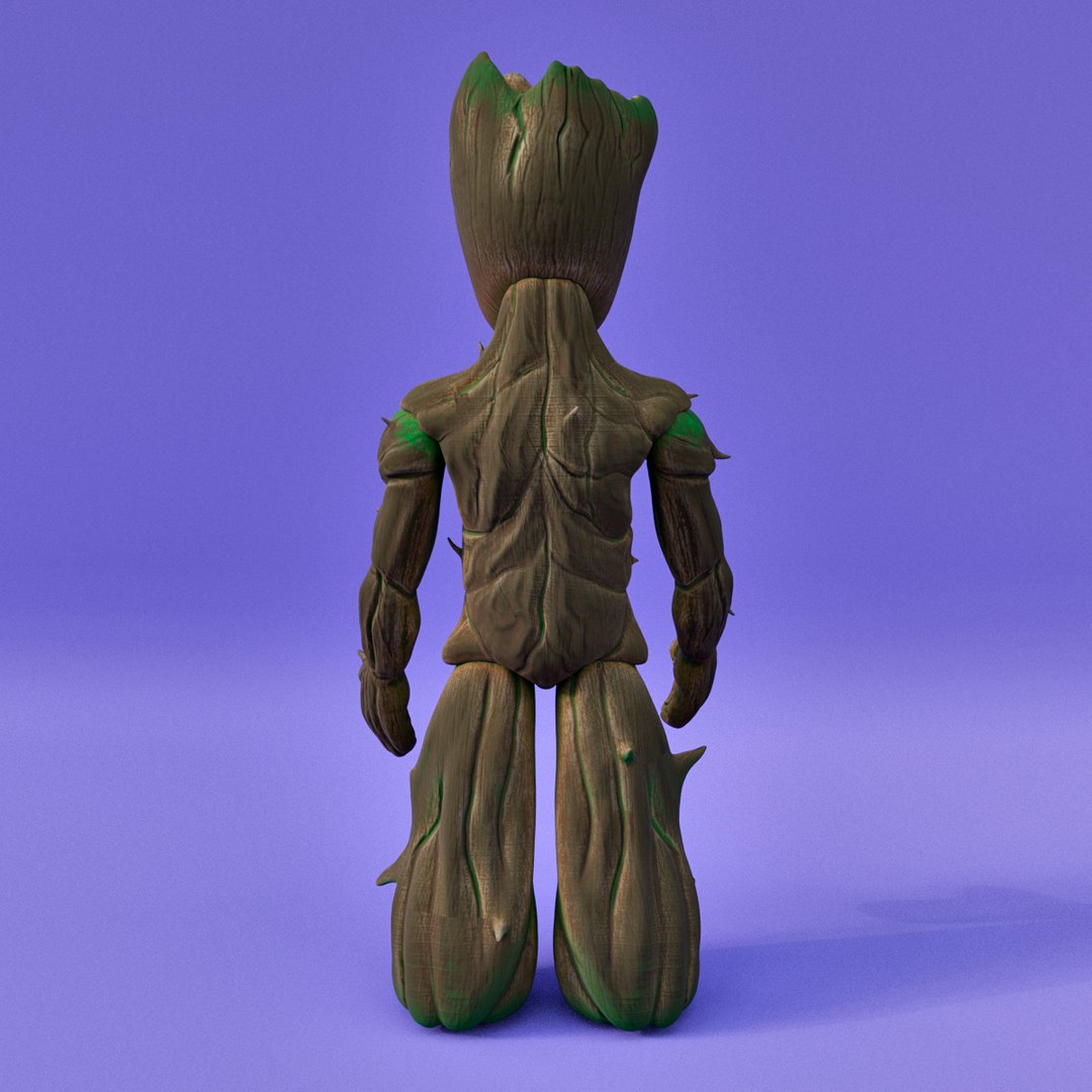 3D Model Baby Groot - TurboSquid 1639326