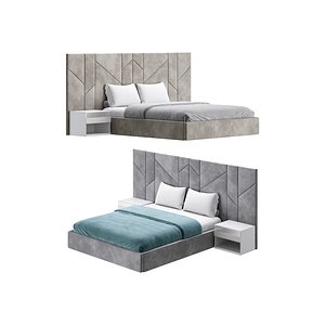 3D VERCELLI III BED model