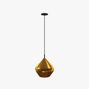 3D Brass Pendant Lamp V2