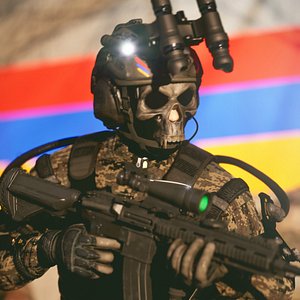 Military Soldier 3d character SWAT model