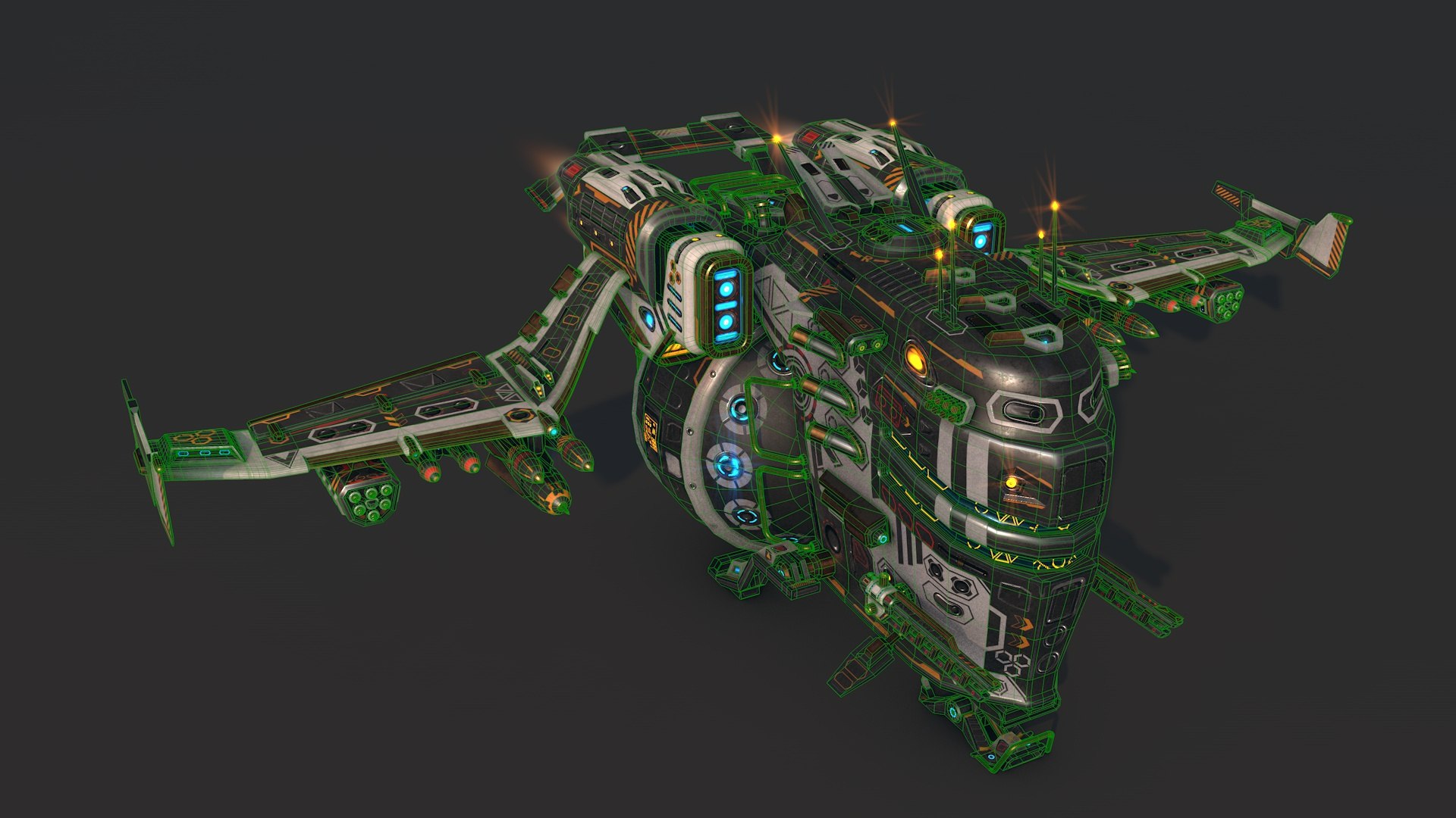 Spacecraft 02 Modular Pack model - TurboSquid 1810170