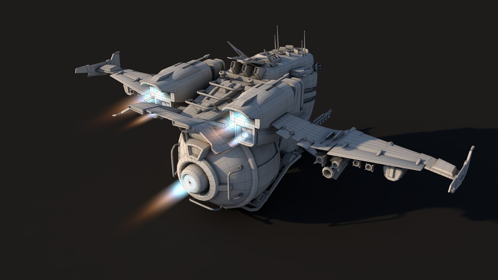 Spacecraft 02 Modular Pack model - TurboSquid 1810170