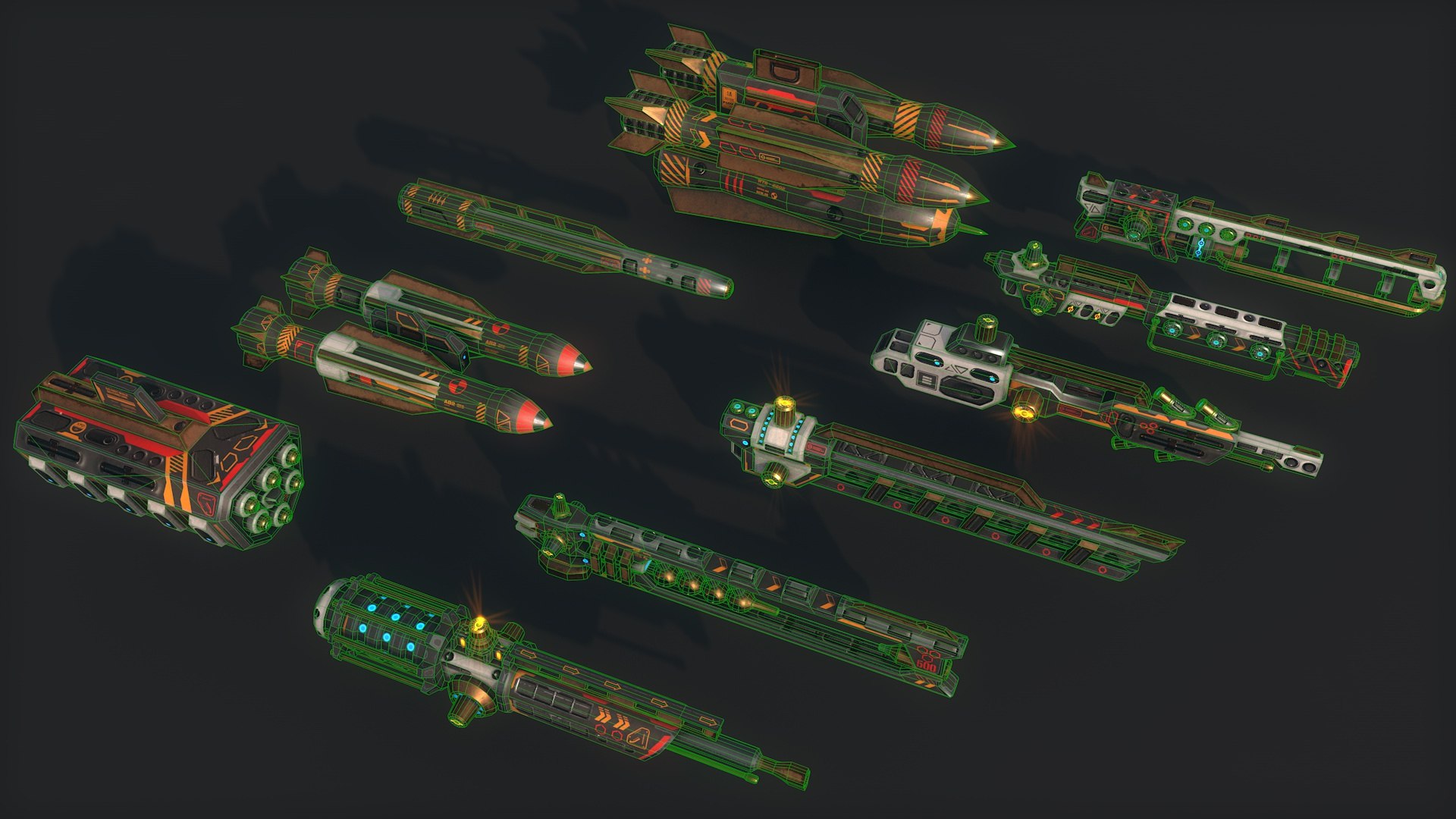 Spacecraft 02 Modular Pack model - TurboSquid 1810170