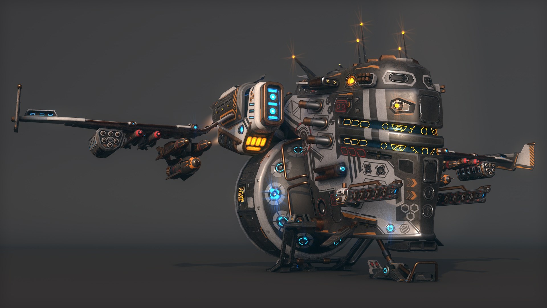 Spacecraft 02 Modular Pack model - TurboSquid 1810170
