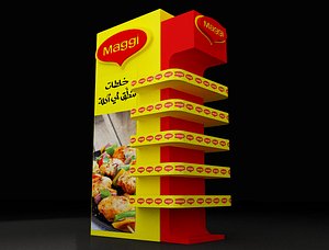 products stand 3D