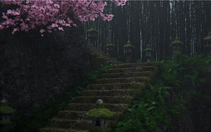 3D model Bamboo Forest 3d Scene