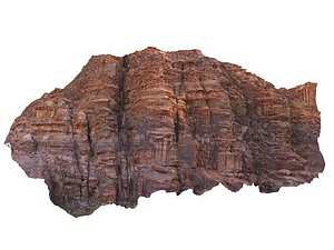 Wadi Rum Mars Mountains 3D model