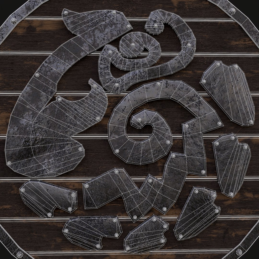Nordic Wild Steed Shield Model - TurboSquid 1937656
