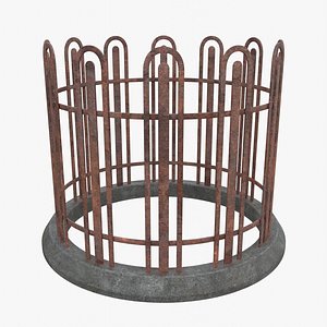 3D model Rusty Tree Guard