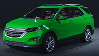 2018 Chevrolet Equinox Premier 3D Model  Compact American SUV Modern Family Crossover