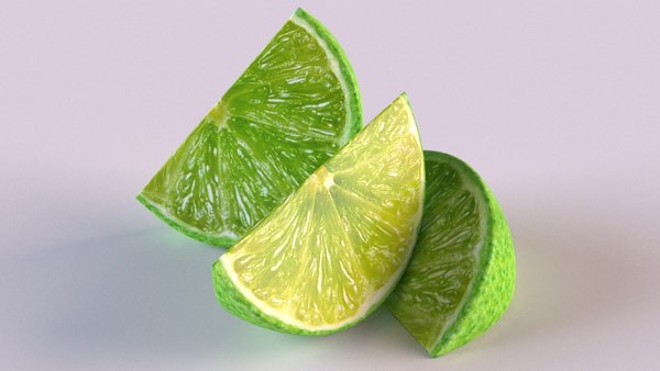 3D model citrus lime