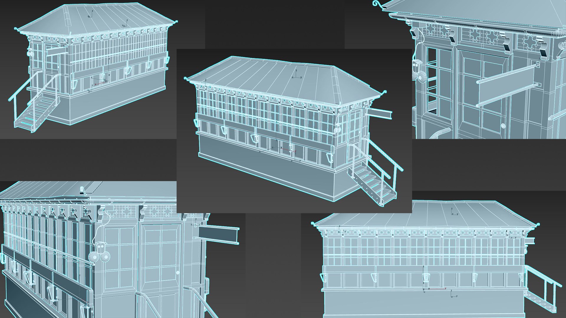 Old Signal Box 3D Model - TurboSquid 2084517