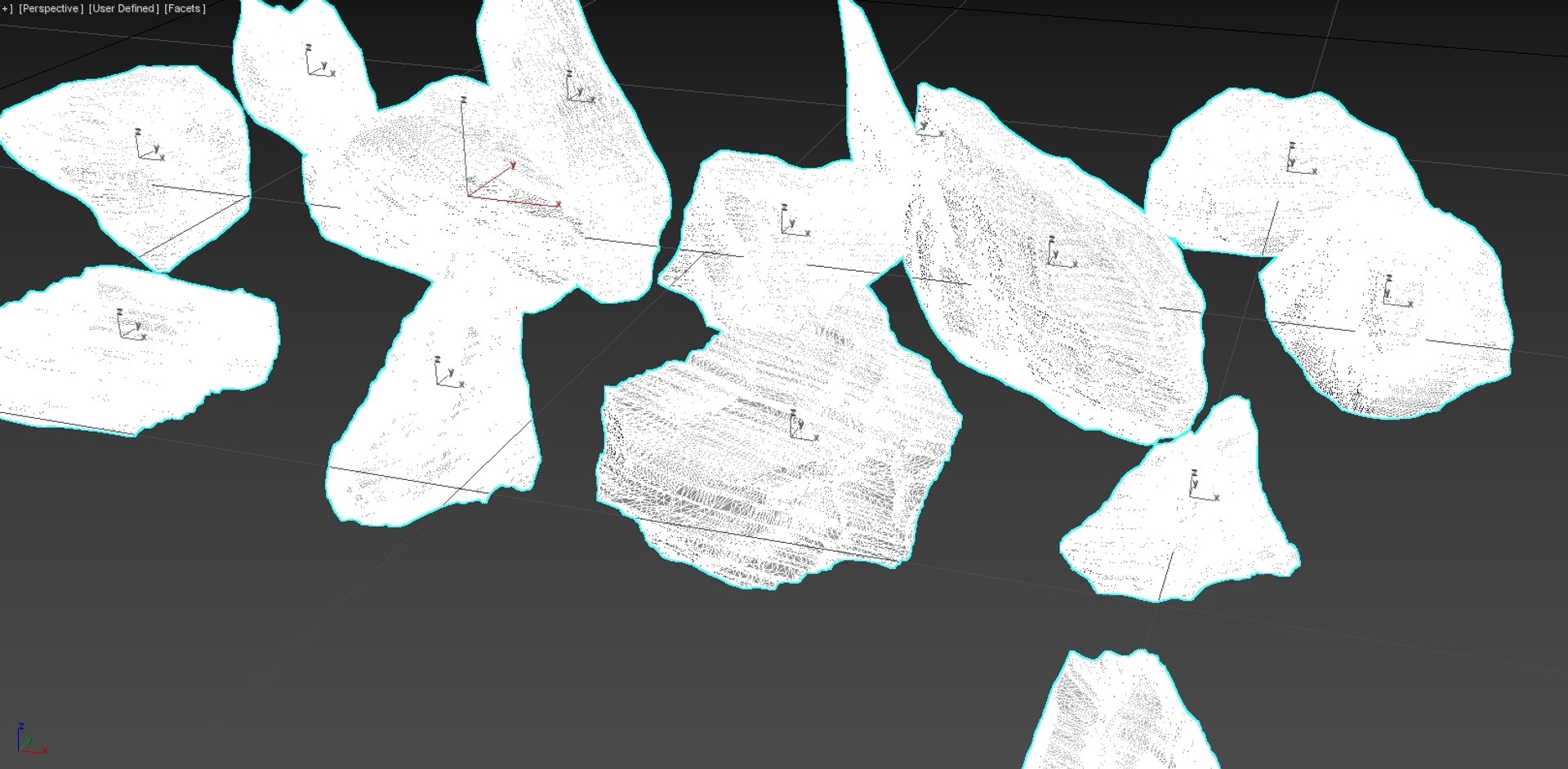 3D Model Obsidian Rocks HD Pack - 15 Pieces - TurboSquid 1746242
