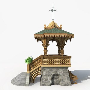 gazebo 3d max