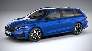 Skoda Octavia Combi 2025 3D model
