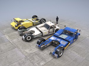 Towbarless Aircraft Tractors LTD TPX-200-S Three liverys
