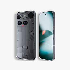 3D Nothing Phone 3 Blender 3D Model with Lighting Setup 3D model