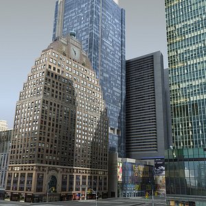 3d model of new york -2 square