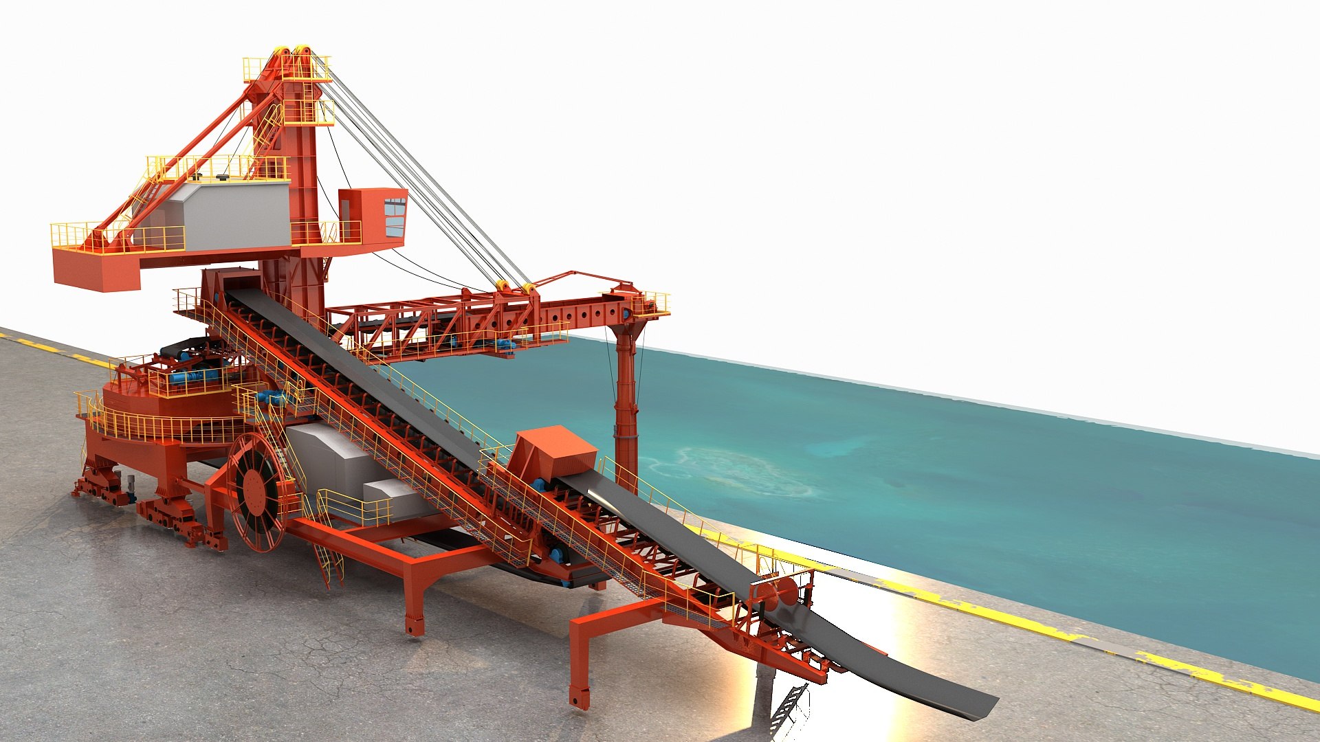 3D model Stacker Reclaimer https://p.turbosquid.com/ts-thumb/9c/dCF346/tG/stackerreclaimer05/jpg/1775119299/1920x1080/fit_q87/23cb63426f7fe7d83b914a3da078aa2e68f6850c/stackerreclaimer05.jpg