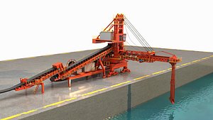 3D model Stacker Reclaimer