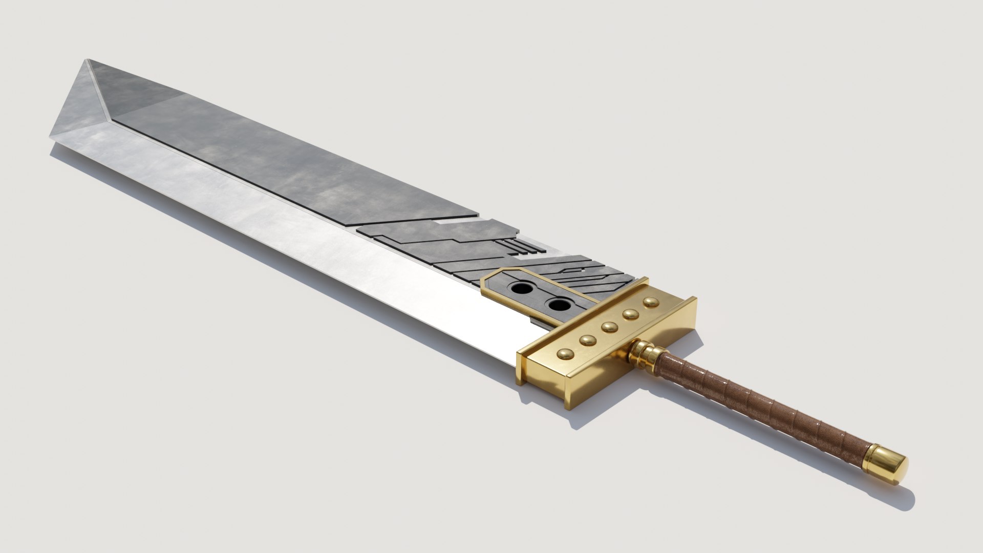 3D Buster Sword Model - TurboSquid 1543205