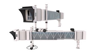 Airport Passenger Boarding Jetway Bridge 3D model