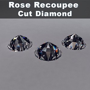 rose recoupee cut diamond 3ds