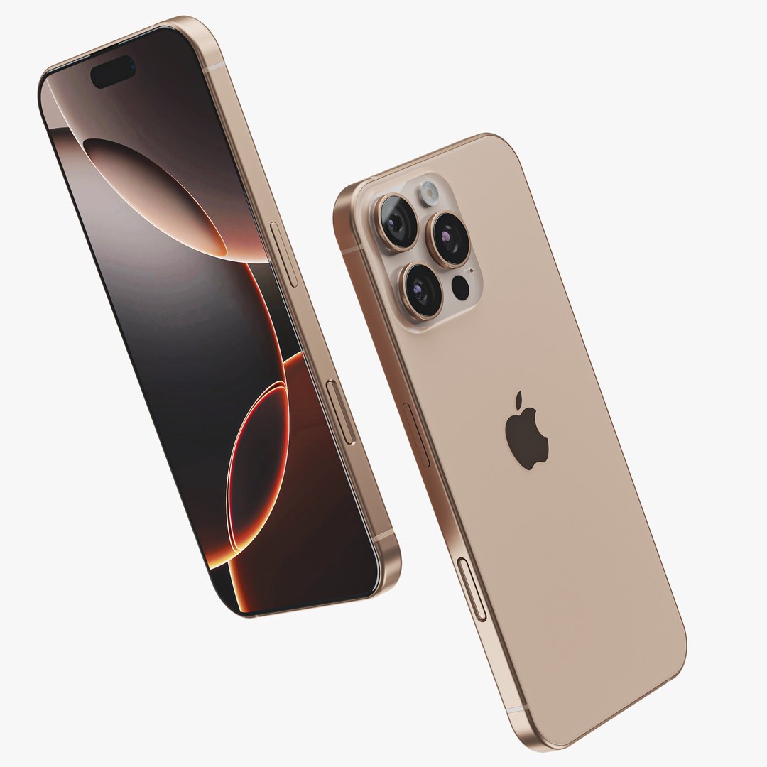iPhone 16 Pro Max 3D model https://p.turbosquid.com/ts-thumb/9c/snPy2A/Ww/16promaxdesert03/jpg/1726226315/1920x1080/fit_q87/ab90caf6e98f5136cd33ba5d085d42bba9cd86a8/16promaxdesert03.jpg