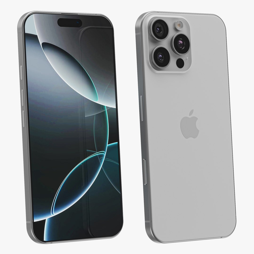 iPhone 16 Pro Max 3D model https://p.turbosquid.com/ts-thumb/9c/snPy2A/sn/16promaxwhite02/jpg/1726226322/1920x1080/fit_q87/749868e3a39d41ace0ffabb2c5be8cea41aa8c45/16promaxwhite02.jpg