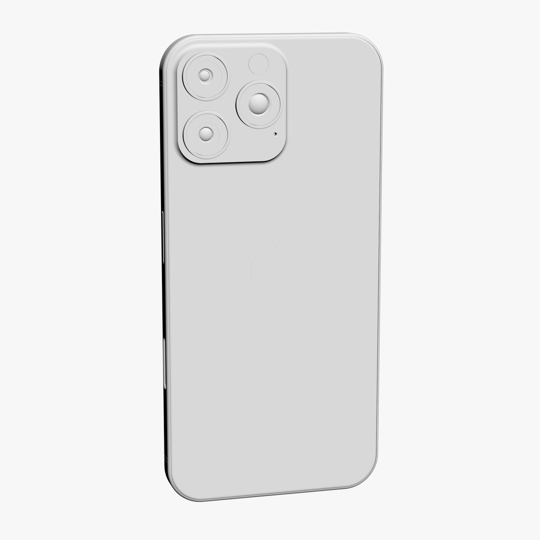 iPhone 16 Pro Max 3D model https://p.turbosquid.com/ts-thumb/9c/snPy2A/tE/16promaxclay0006/jpg/1726226352/1920x1080/fit_q87/d6dc0cead5caee28c52485a25a9f515f8acf1aef/16promaxclay0006.jpg