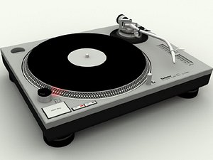 technics 1200 mkii 3d model