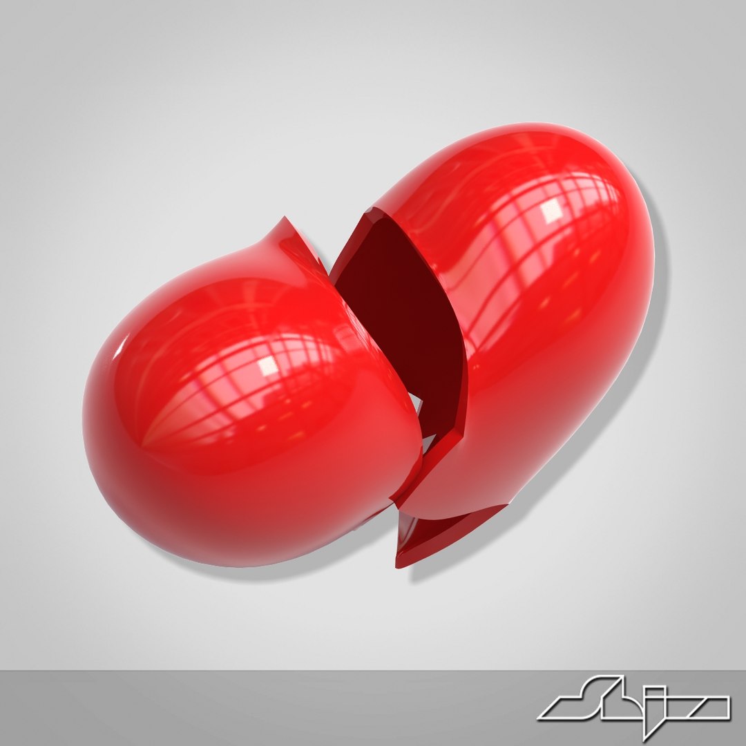 3ds Max Broken Heart Shell