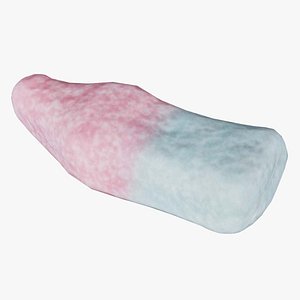 3D model Bottle Blue Pink Remastered