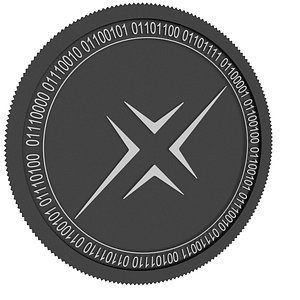 3D stakenet black coin model