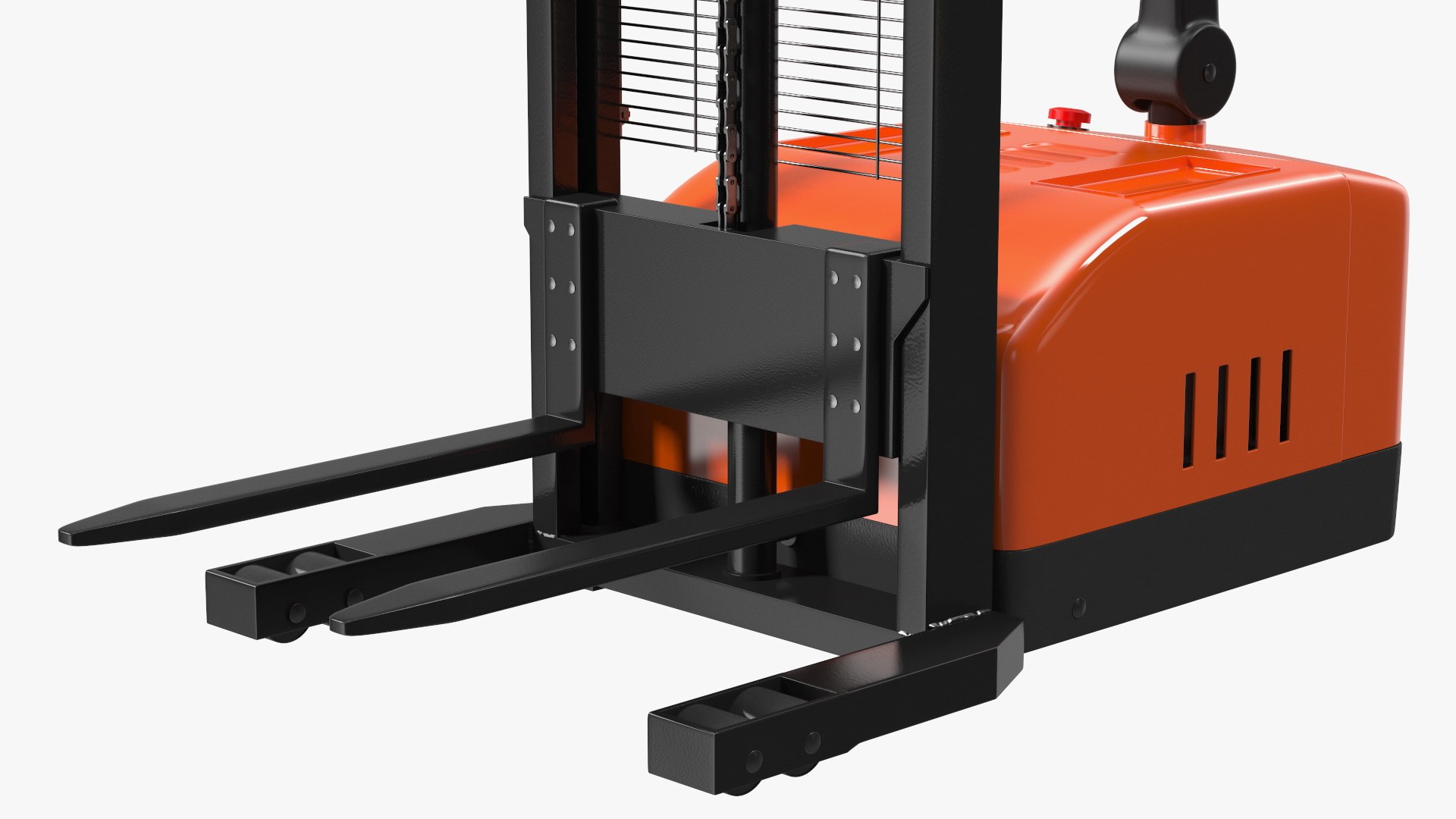 3D Orange Walkie Pallet Stacker with Boxes - TurboSquid 2146525