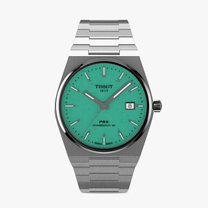 Tissot Prx Powermatic 80 40mm Green 3D model