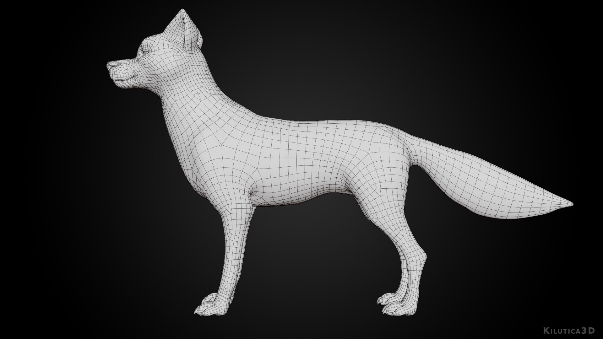 Stylized Adult Female Wolf 3D Model - TurboSquid 2516488