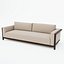 Kubistisches minimalistisches Metallrohrsofa