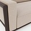 Kubistisches minimalistisches Metallrohrsofa