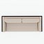 Kubistisches minimalistisches Metallrohrsofa
