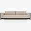 Kubistisches minimalistisches Metallrohrsofa