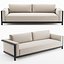 Kubistisches minimalistisches Metallrohrsofa