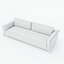 Kubistisches minimalistisches Metallrohrsofa