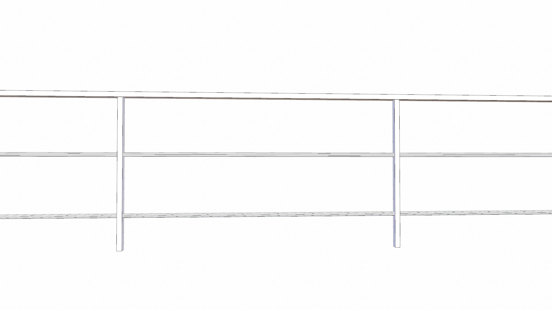 3D Railing - TurboSquid 2329344