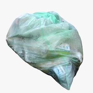 3D model garbage bag