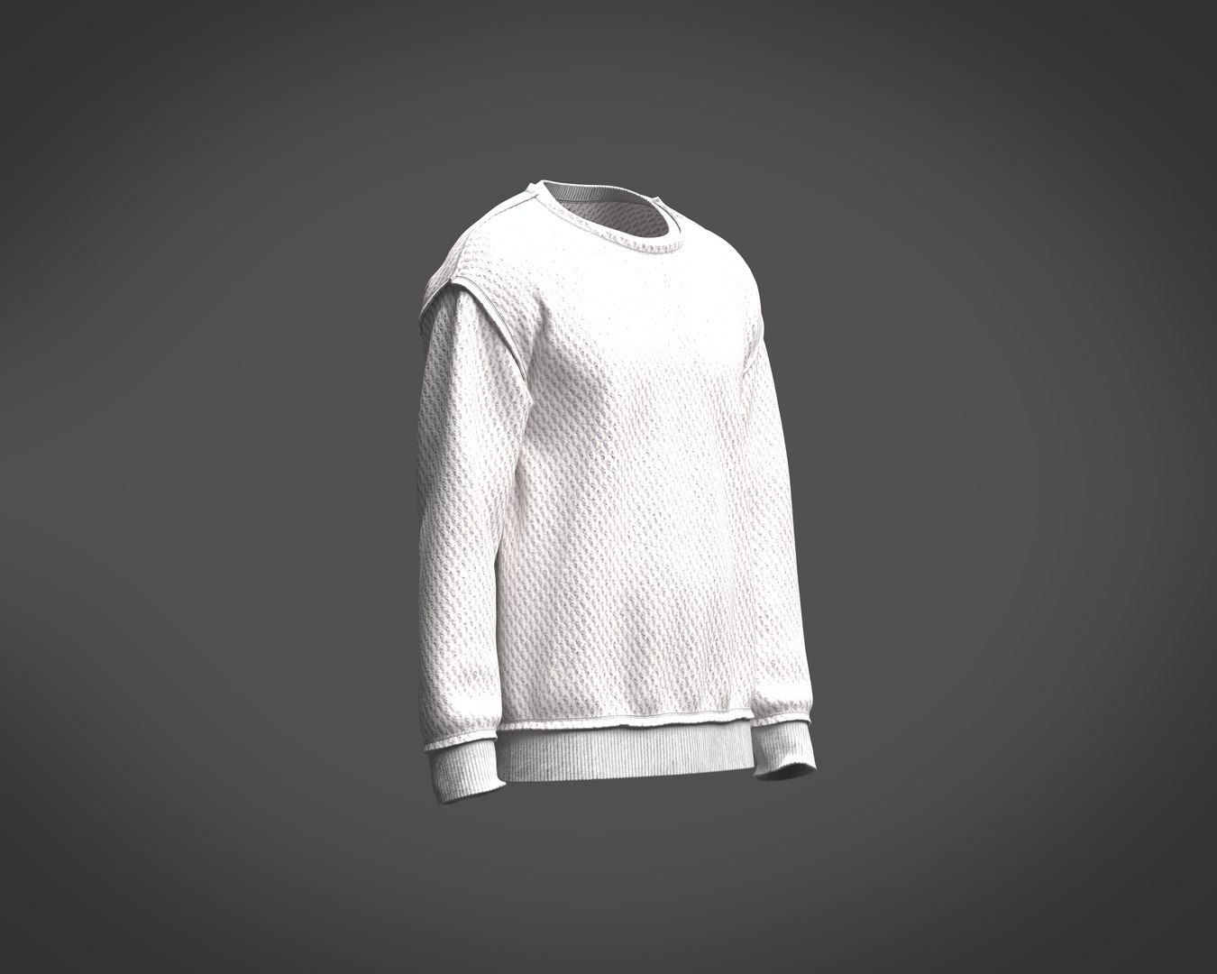 3D Model Mens Sweatshirt Textures Fabric With Edge - TurboSquid 2293422