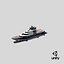 Lurssen Luminance Superyacht Dynamic Simulation 3D model