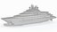 Lurssen Luminance Superyacht Dynamic Simulation 3D model