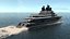 Lurssen Luminance Superyacht Dynamic Simulation 3D model